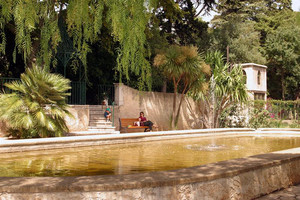 Des parcs et jardins : fontaine du Parc de La Condamine